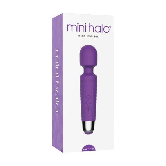 MINI HALO - VARINHA SEM FIOS 20X SILICONE AMETISTA