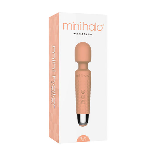MINI HALO - VARINHA SEM FIOS 20X SILICONE PEACH FUZZ