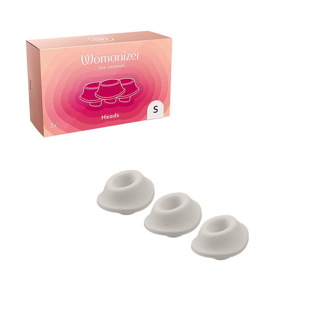 WOMANIZER - PACK DE 3 CABEÇAS DE ESTIMULAÇÃO DE SUBSTITUIÇÃO TIPO A CINZENTO QUENTE S