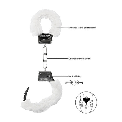 SHOTS - OUCH! BEGINNER'S FURRY HANDCUFFS WITH QUICK RELEASE