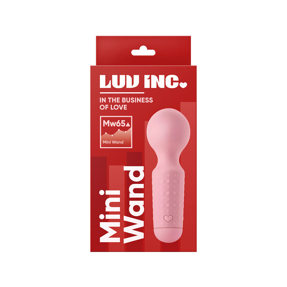 LUV INC. - MW65 MINI WAND RECHARGEABLE FLEXIBLE SILICONE VIBRATOR
