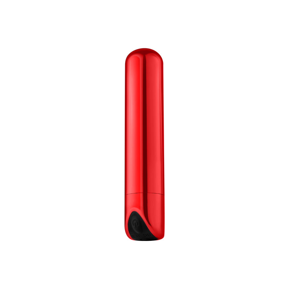 LUV INC. - SB33 SHINY BULLET RECHARGEABLE VIBRATOR RED
