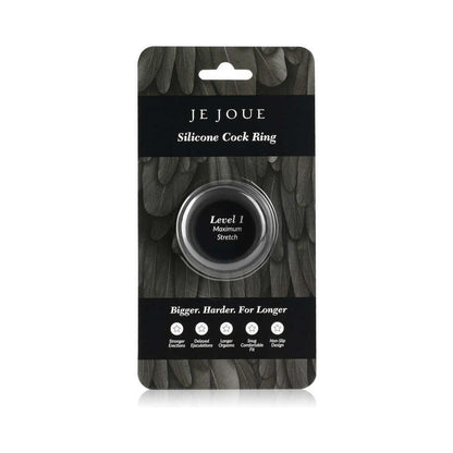 JE JOUE - SILICONE RING MAXIMUM STRETCH BLACK