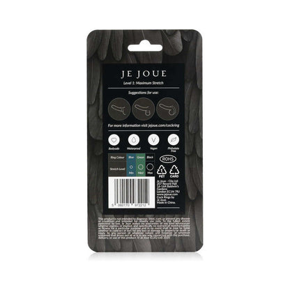 JE JOUE - SILICONE RING MAXIMUM STRETCH BLACK