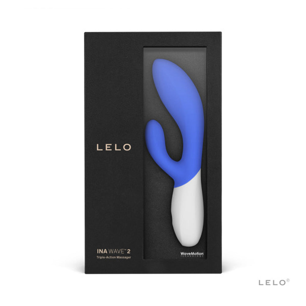 LELO - INA WAVE 2 DUAL STIMULATOR BLUE