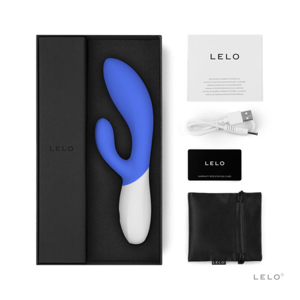 LELO - INA WAVE 2 DUAL STIMULATOR BLUE
