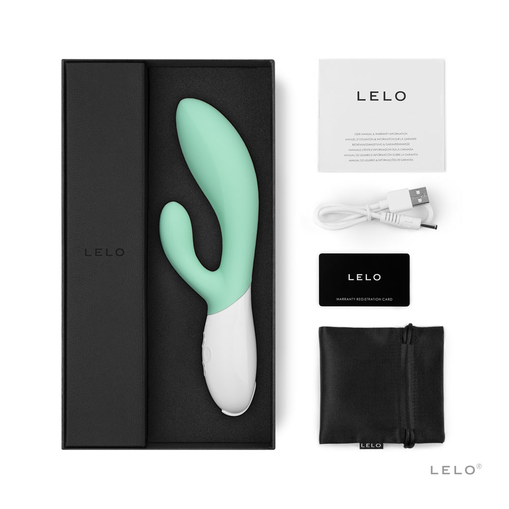 LELO - INA 3 RECHARGEABLE DUAL STIMULATOR SEAWEED