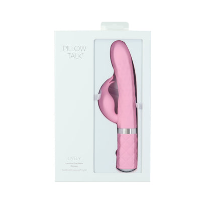 BMS - PILLOW TALK LIVELY DUAL STIMULATOR PINK