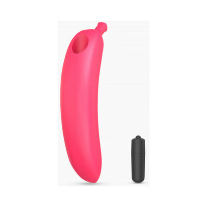 LOVELY PLANET - LOVE TO LOVE OH OUI SILICONE BANANA VIBRATOR PINK