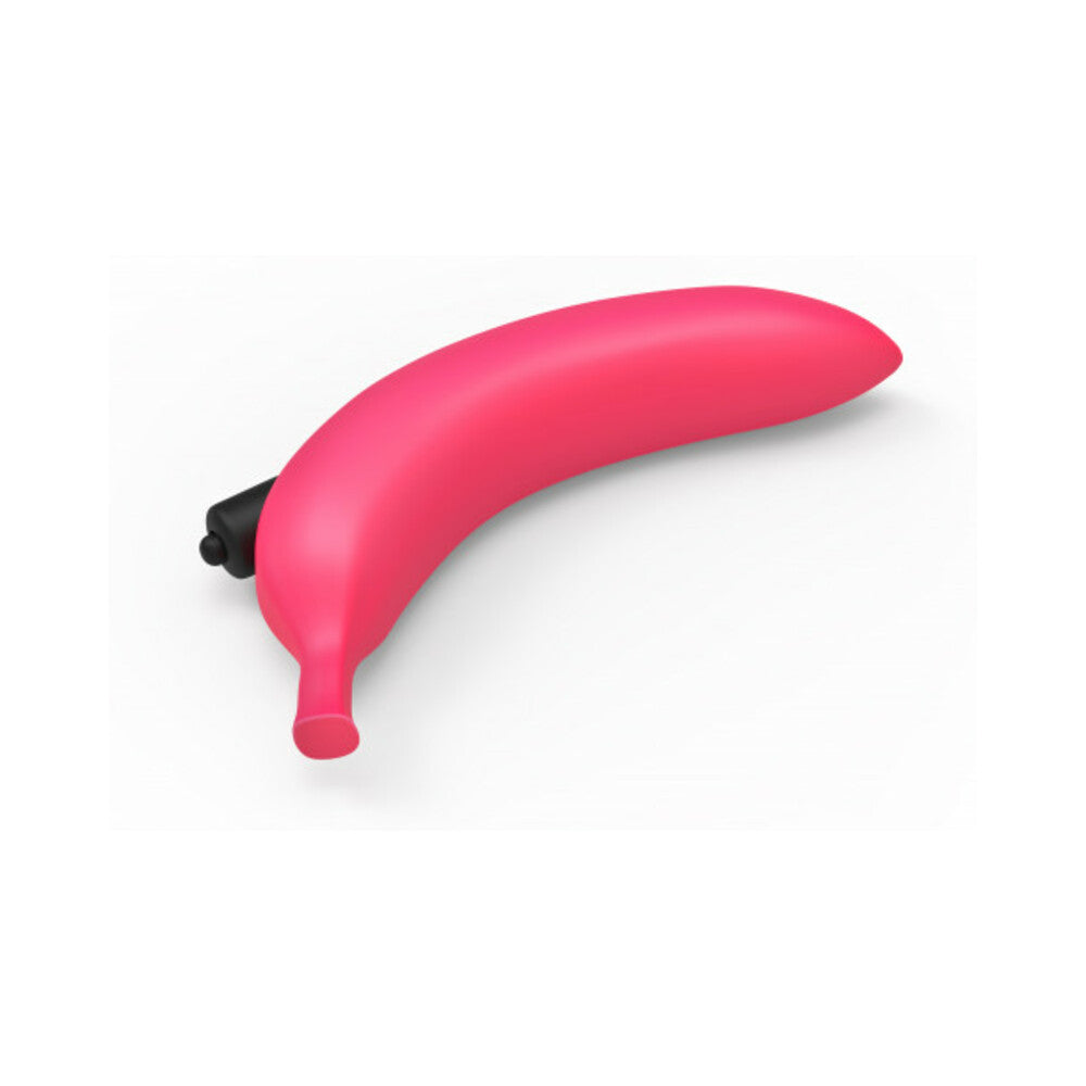LOVELY PLANET - LOVE TO LOVE OH OUI SILICONE BANANA VIBRATOR PINK