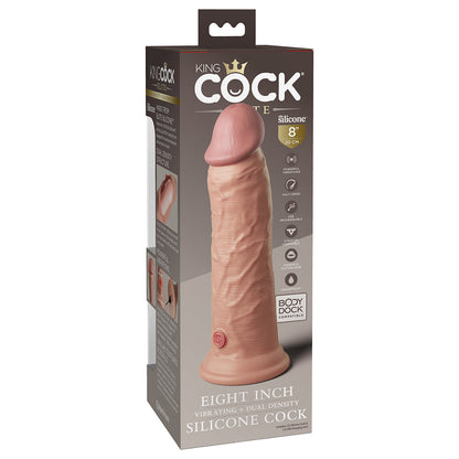 PIPEDREAM - COCK ELITE 8 IN. VIBRATING REALISTIC DILDO WITH
