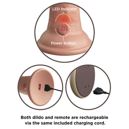 PIPEDREAM - COCK ELITE 9 IN. VIBRATING DUAL DENSITY SILICONE REALISTIC DILDO