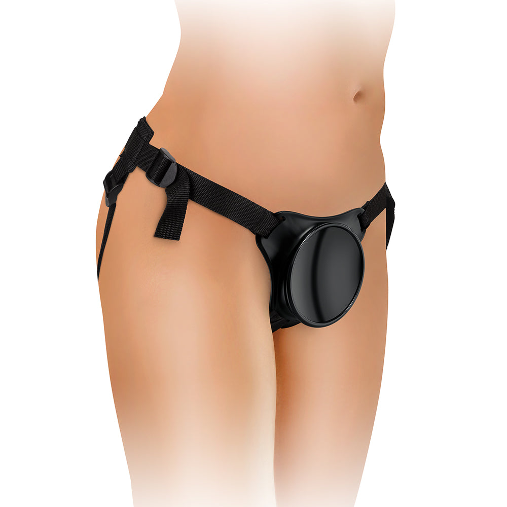 PIPEDREAM - KING COCK ELITE BEGINNER'S BODY DOCK STRAP-ON HARNESS BLACK