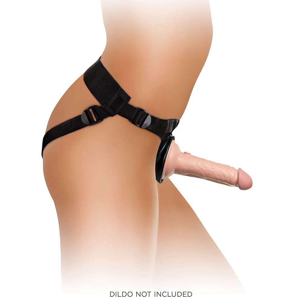 PIPEDREAM - KING COCK ELITE BEGINNER'S BODY DOCK STRAP-ON HARNESS BLACK