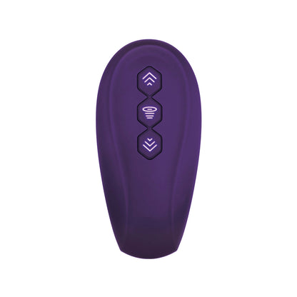 EVOLVED - 2 BECOME 1 DILDO COM ARNÊS DE SILICONE, RECARREGÁVEL, COM CONTROLO REMOTO E BASE DE SUCÇÃO, ROXO