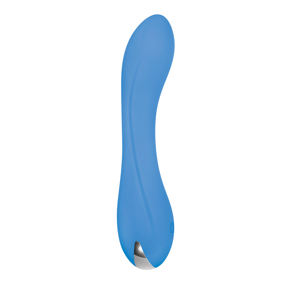 EVOLVED - BLUE CRUSH RECHARGEABLE SILICONE G-SPOT VIBRATOR BLUE