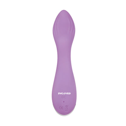 EVOLVED - LILAC G RECHARGEABLE SILICONE G-SPOT VIBRATOR PURPLE