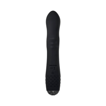 EVOLVED - BODACIOUS BUNNY RECHARGEABLE SILICONE RABBIT VIBRATOR BLACK
