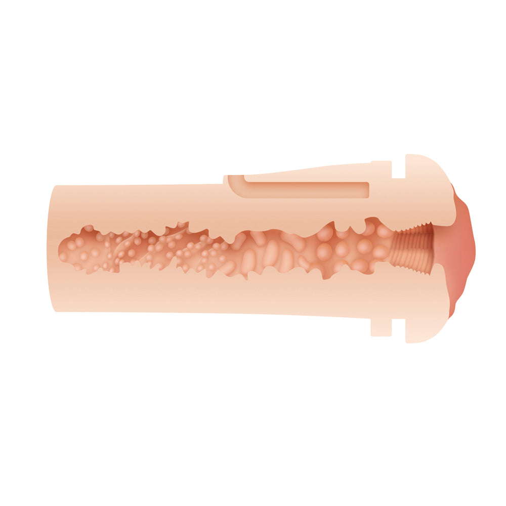 ZERO TOLERANCE - POP ON THE GO REALISTIC VAGINA STROKER BEIGE
