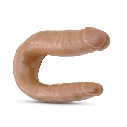 BLUSH - DR. SKIN MINI DOUBLE DONG REALISTIC 12 IN. DUAL ENDED DILDO