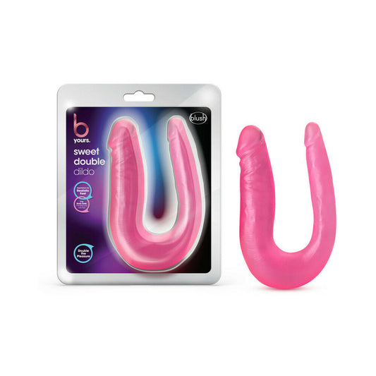 BLUSH - B YOURS SWEET DOUBLE DILDO 12.5 IN. PINK