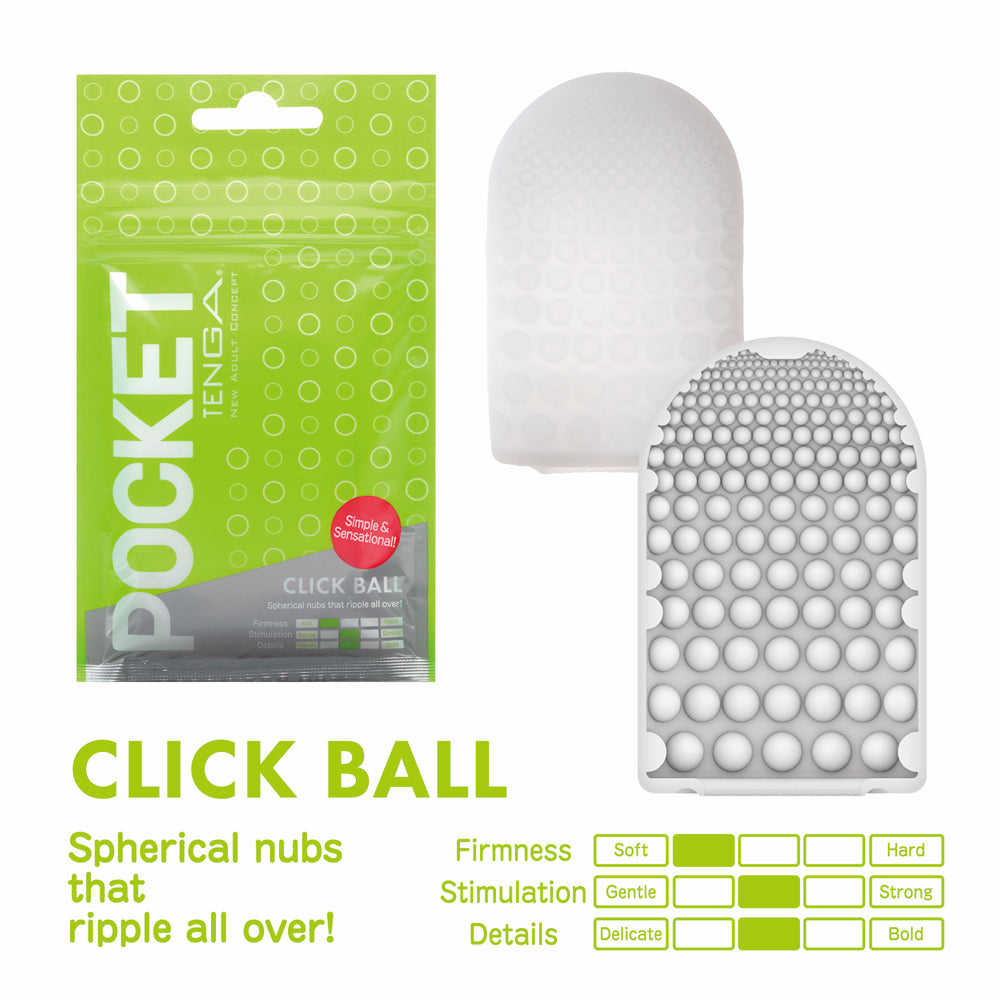 TENGA - POCKET MASTURBATOR SLEEVE CLICK BALL