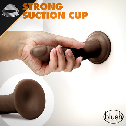BLUSH - DR. SKIN GLIDE REALISTIC 7.5 IN. SELF LUBRICATING DILDO