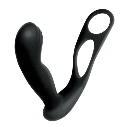 NASSTOYS - BUTTS UP PROSTATE MASSAGER WITH SCROTUM & COCK RING BLACK