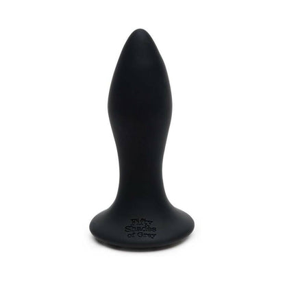 FIFTY SHADES OF GREY - VIBRADOR ANAL DE SILICONE RECARREGÁVEL SENSATION PRETO