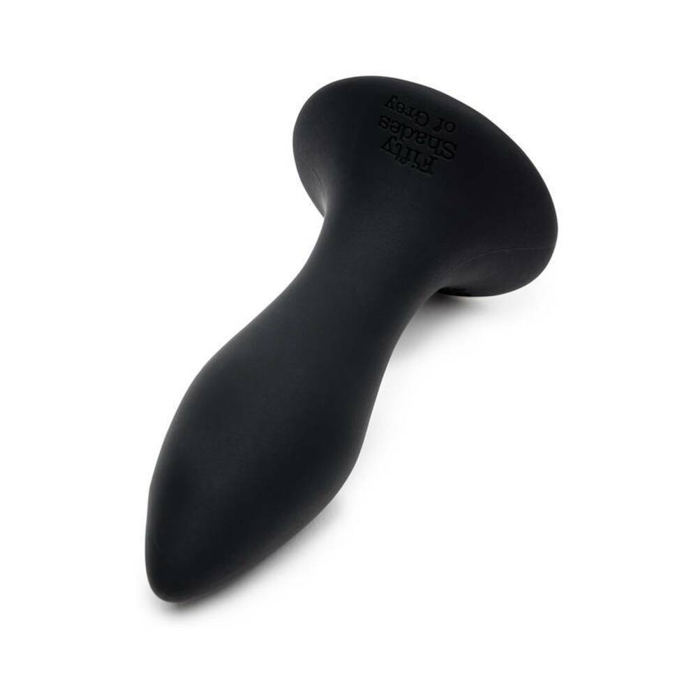 FIFTY SHADES OF GREY - VIBRADOR ANAL DE SILICONE RECARREGÁVEL SENSATION PRETO