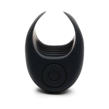 FIFTY SHADES OF GREY - SENSATION RECHARGEABLE SILICONE VIBRATING PLEASURE STROKER BLACK