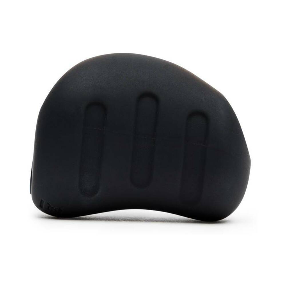 FIFTY SHADES OF GREY - SENSATION RECHARGEABLE SILICONE VIBRATING PLEASURE STROKER BLACK