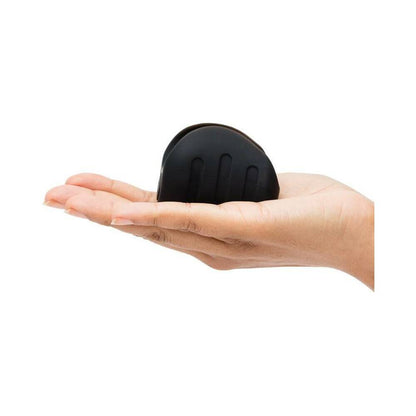 FIFTY SHADES OF GREY - SENSATION RECHARGEABLE SILICONE VIBRATING PLEASURE STROKER BLACK