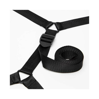 FIFTY SHADES OF GREY - CONJUNTO DE RESTRIÇÃO REVERSÍVEL PARA POR DEBAIXO DO COLCHÃO SWEET ANTICIPATION VERMELHO/PRETO
