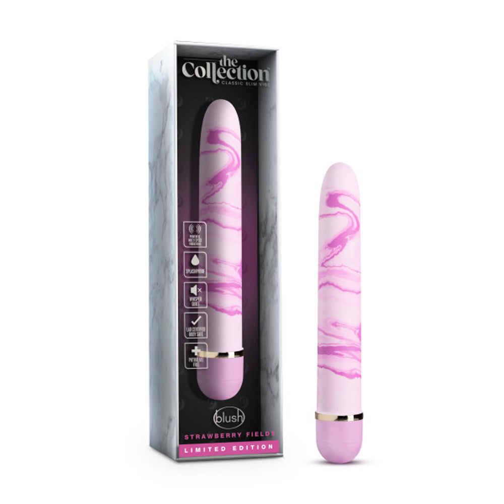 BLUSH - THE COLLECTION STRAWBERRY FIELDS SLIMLINE VIBRATOR PINK