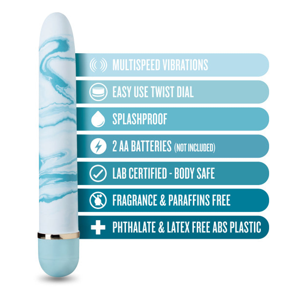 BLUSH - THE COLLECTION BLUEBERRY HAZE VIBRADOR SLIMLINE AZUL