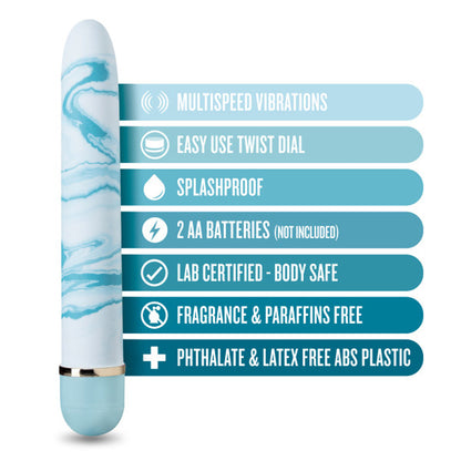 BLUSH - THE COLLECTION BLUEBERRY HAZE VIBRADOR SLIMLINE AZUL