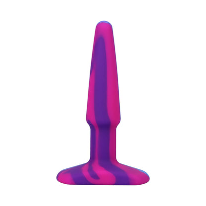 DOC JOHNSON - A-PLAY GROOVY SILICONE ANAL PLUG 4 POL. MULTICOR, ROSA