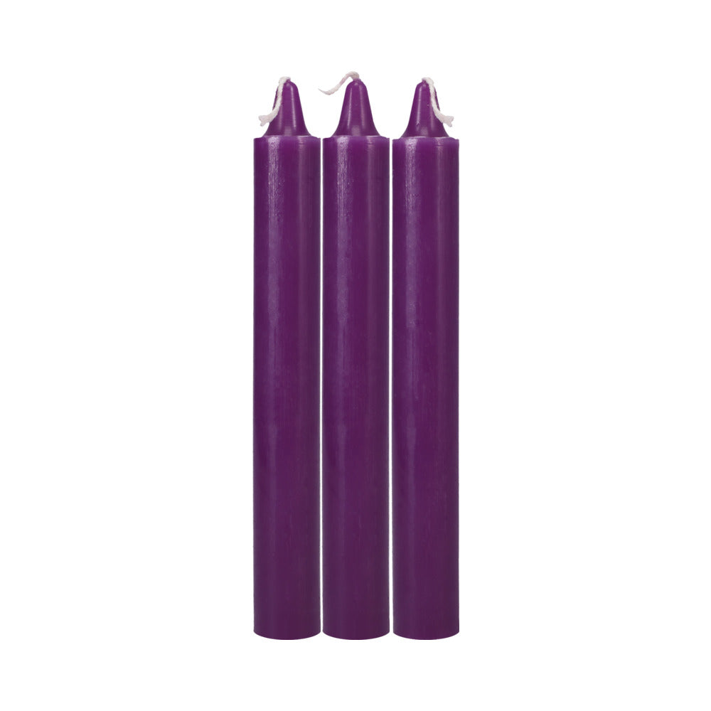 DOC JOHNSON - JAPANESE DRIP CANDLES 3-PACK PURPLE