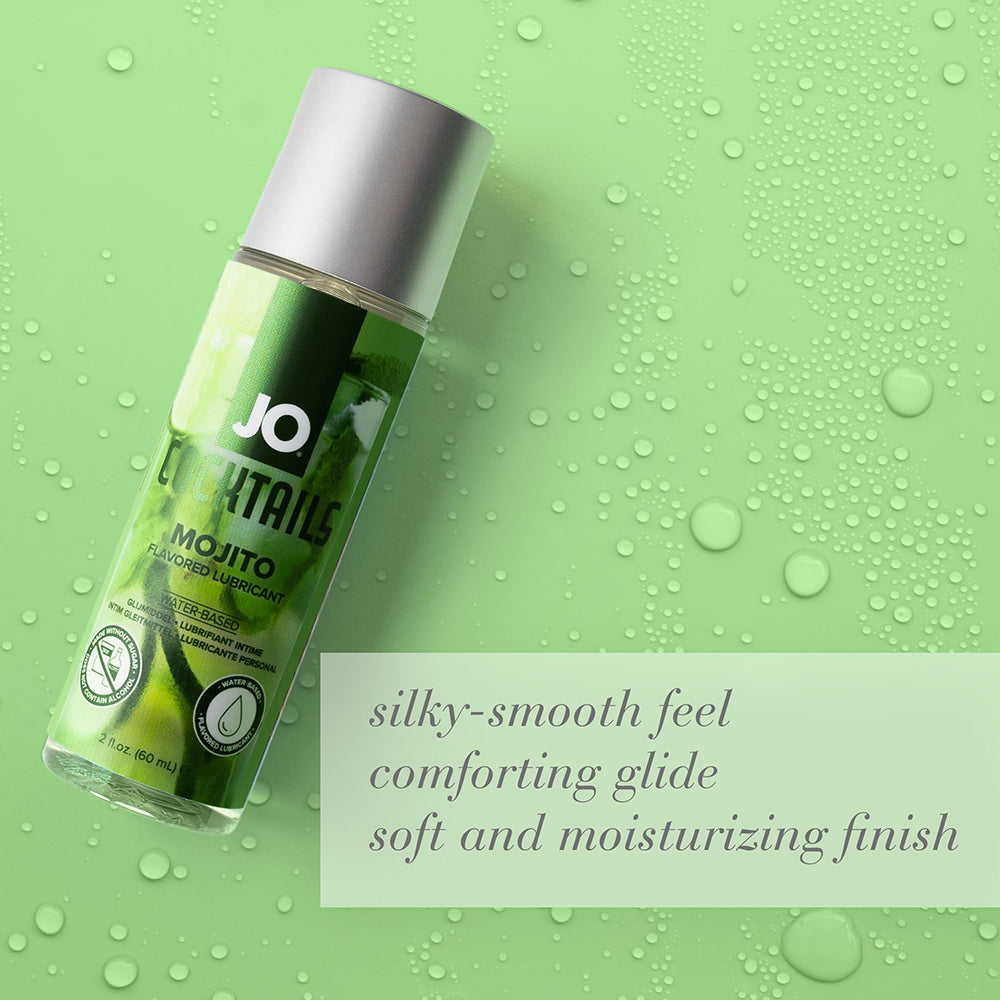 LUBRIFICANTE À BASE DE ÁGUA SYSTEM JO - JO COCKTAILS SABOR MOJITO 2 OZ.
