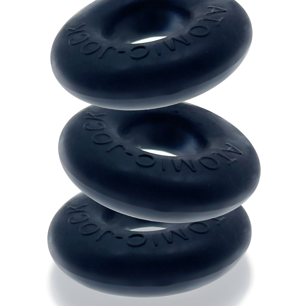 OXBALLS - ANEL PENIANO RINGER PACK DE 3 + EDIÇÃO ESPECIAL SILICONE NIGHT
