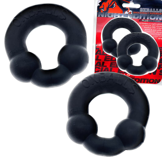 OXBALLS - ULTRABALLS 2-PACK COCKRING PLUS+SILICONE SPECIAL EDITION NIGHT