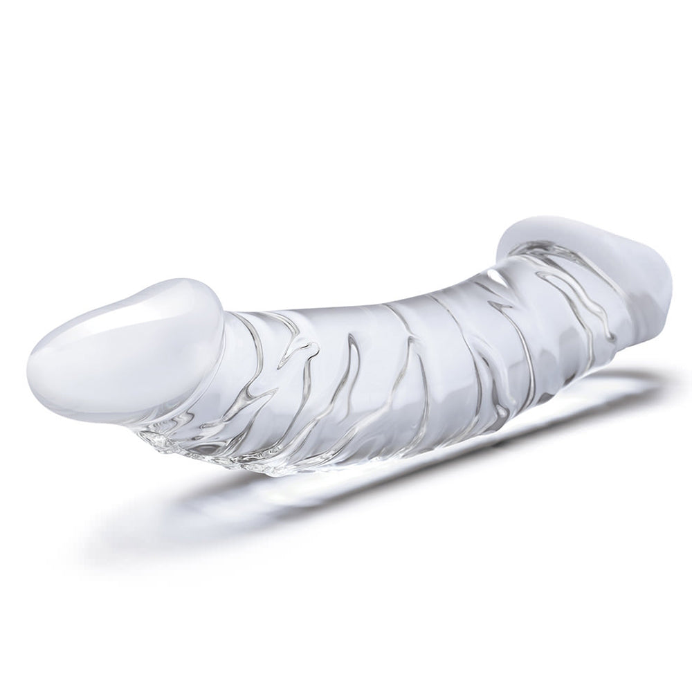 ELECTRIC EEL - GLAS 10.5 IN. THICK REALISTIC GLASS DOUBLE-ENDED DILDO