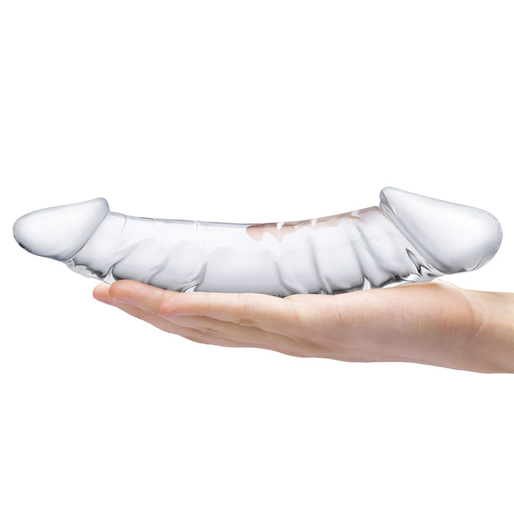 ELECTRIC EEL - GLAS 10.5 IN. THICK REALISTIC GLASS DOUBLE-ENDED DILDO