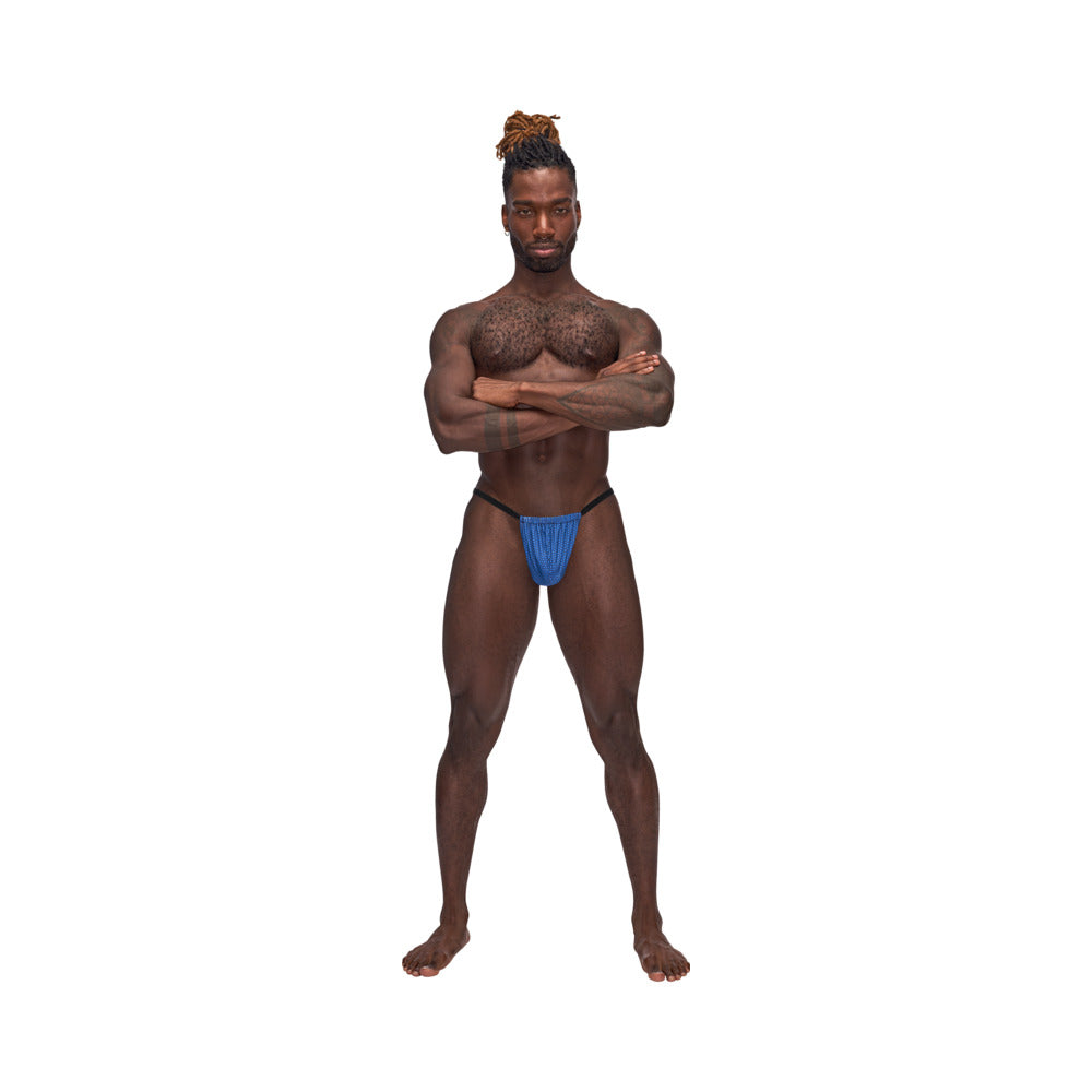 MALE POWER - SEXAGON POSING STRAP ROYAL TAMANHO ÚNICO