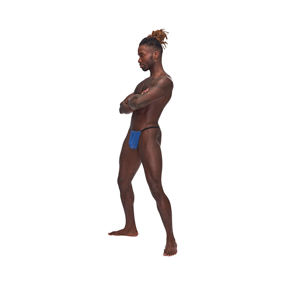 MALE POWER - SEXAGON POSING STRAP ROYAL TAMANHO ÚNICO