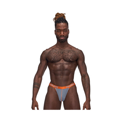 MALE POWER - CASANOVA UPLIFT THONG CINZENTO L/XL