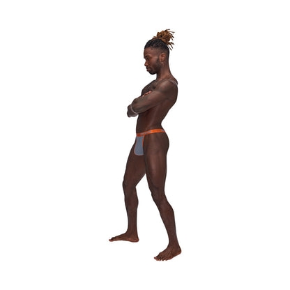 MALE POWER - CASANOVA UPLIFT THONG CINZENTO L/XL