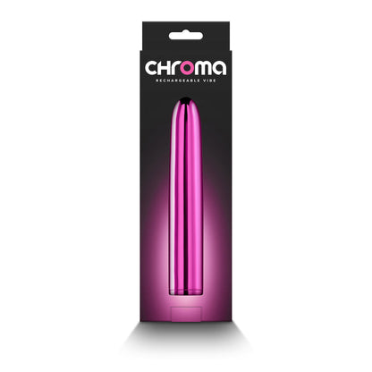 NS NOVELTIES - CHROMA RECHARGEABLE VIBE 7 IN. PINK