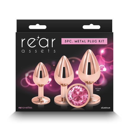 NS NOVELTIES - REAR ASSETS 3 PIECE PLUG KIT